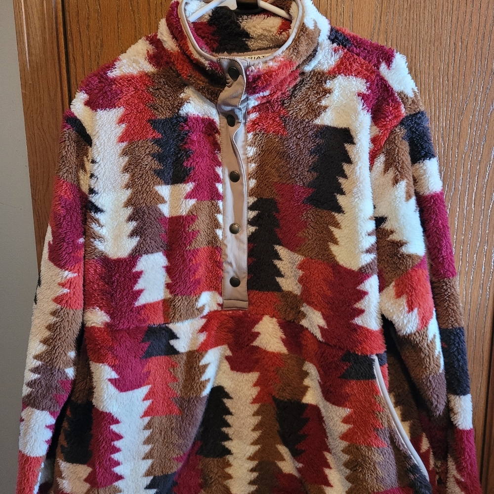 Ariat- womens Berber Snap front Pullover shirt